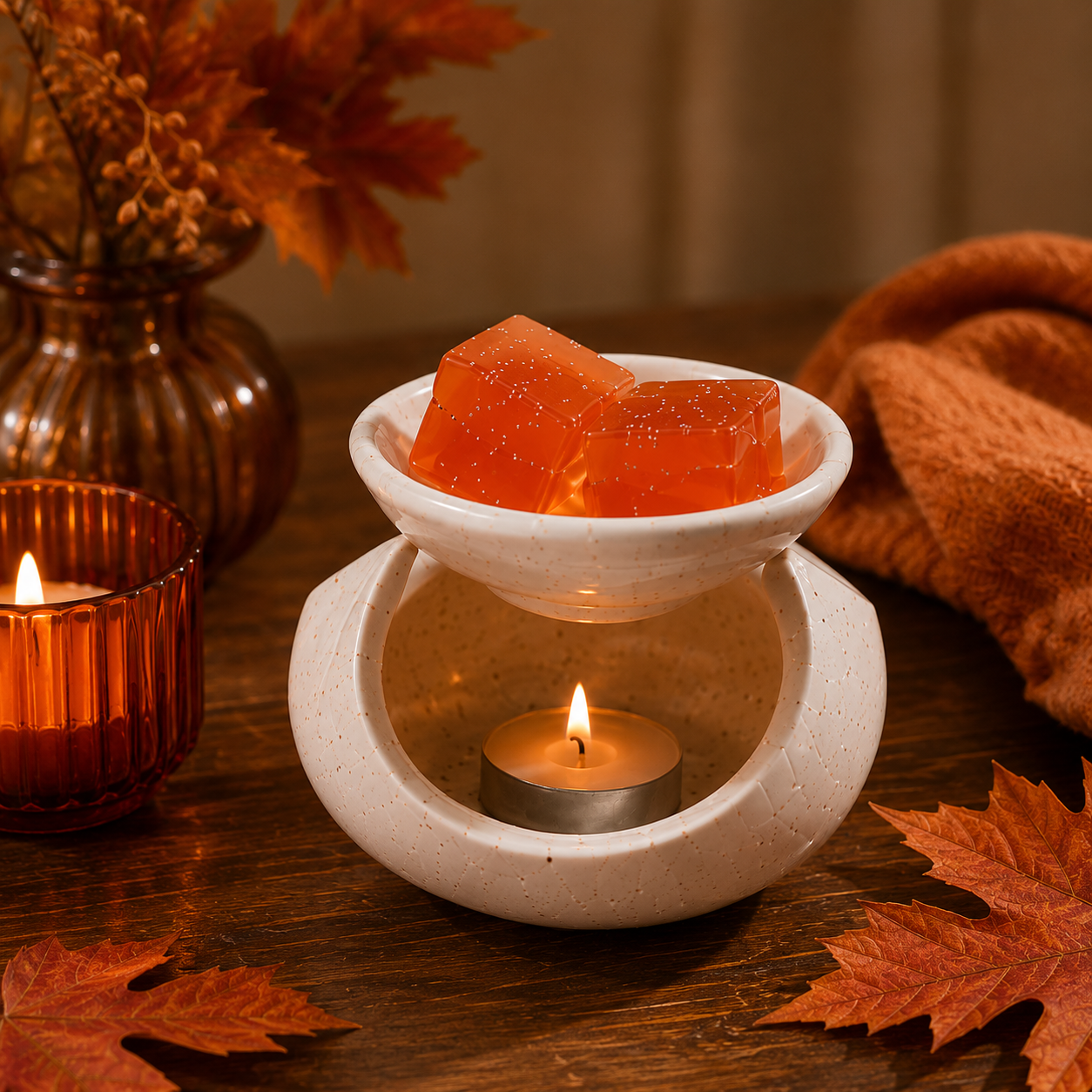 Half Moon Ceramic Wax Melt Diffuser – MoonGlow